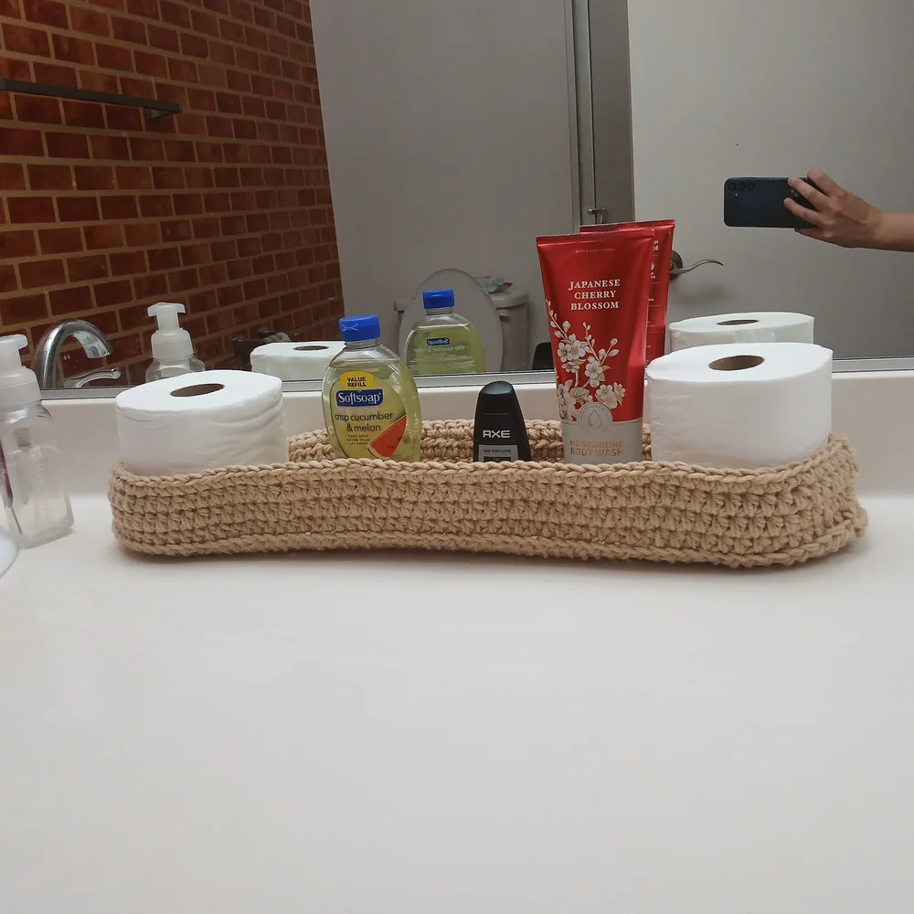 Handmade Bathroom Organizer